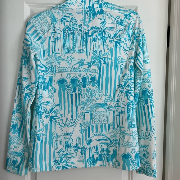 Lilly Pulitzer Blue Pattern Pullover - Picture 5 of 5